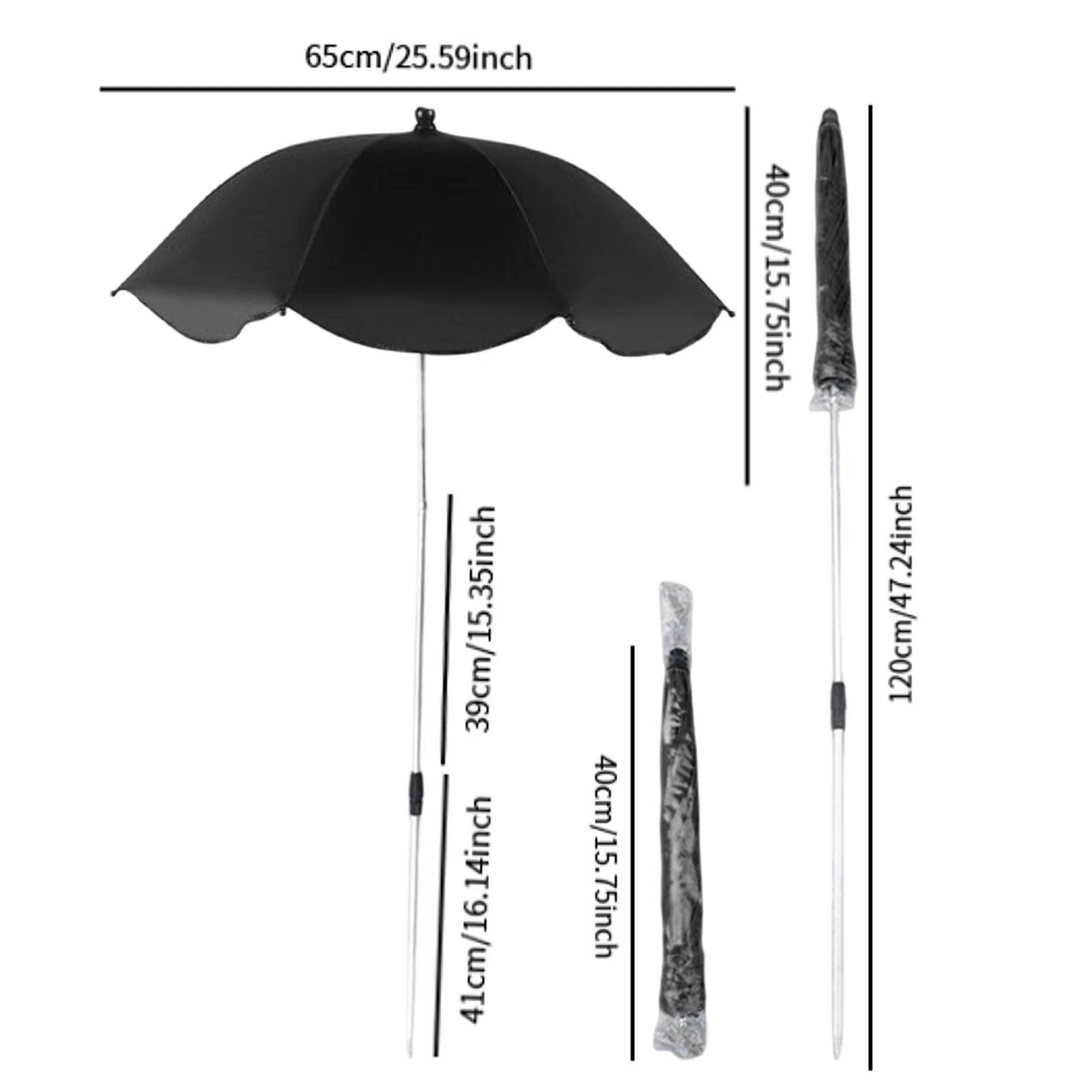 65Cm Upgraded Plant Umbrellas for Outdoor Plants, Adjustable Garden Shade Umbrella Larger Plants Shade Cover