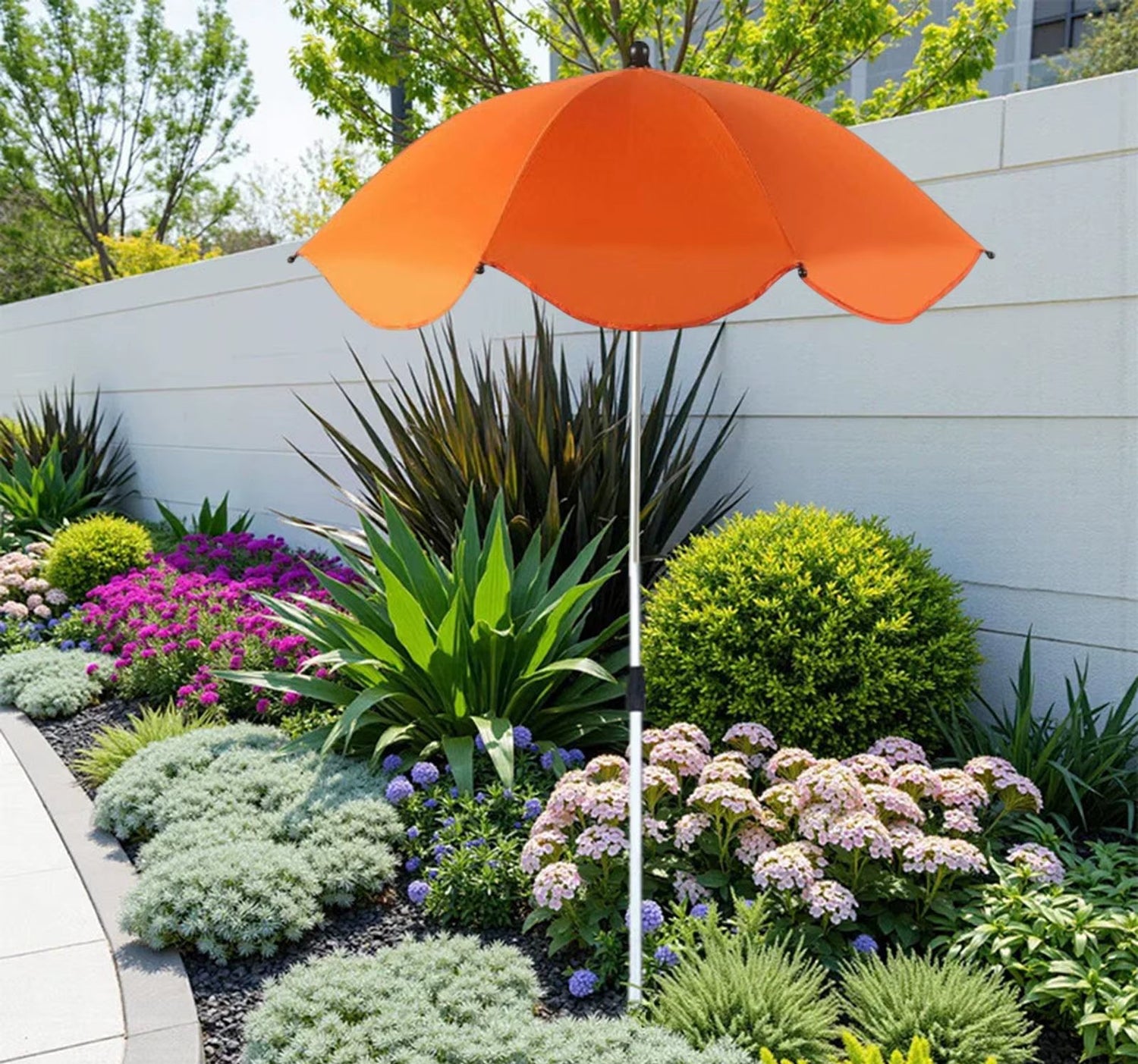 65Cm Upgraded Plant Umbrellas for Outdoor Plants, Adjustable Garden Shade Umbrella Larger Plants Shade Cover