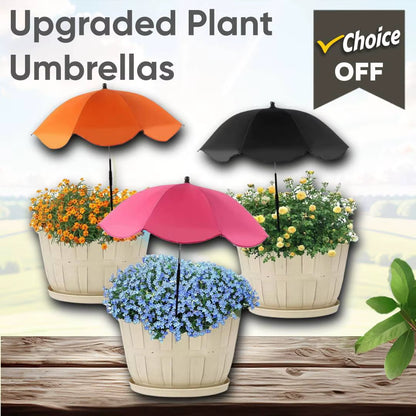 65Cm Upgraded Plant Umbrellas for Outdoor Plants, Adjustable Garden Shade Umbrella Larger Plants Shade Cover