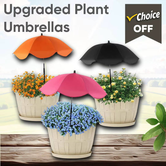 65Cm Upgraded Plant Umbrellas for Outdoor Plants, Adjustable Garden Shade Umbrella Larger Plants Shade Cover
