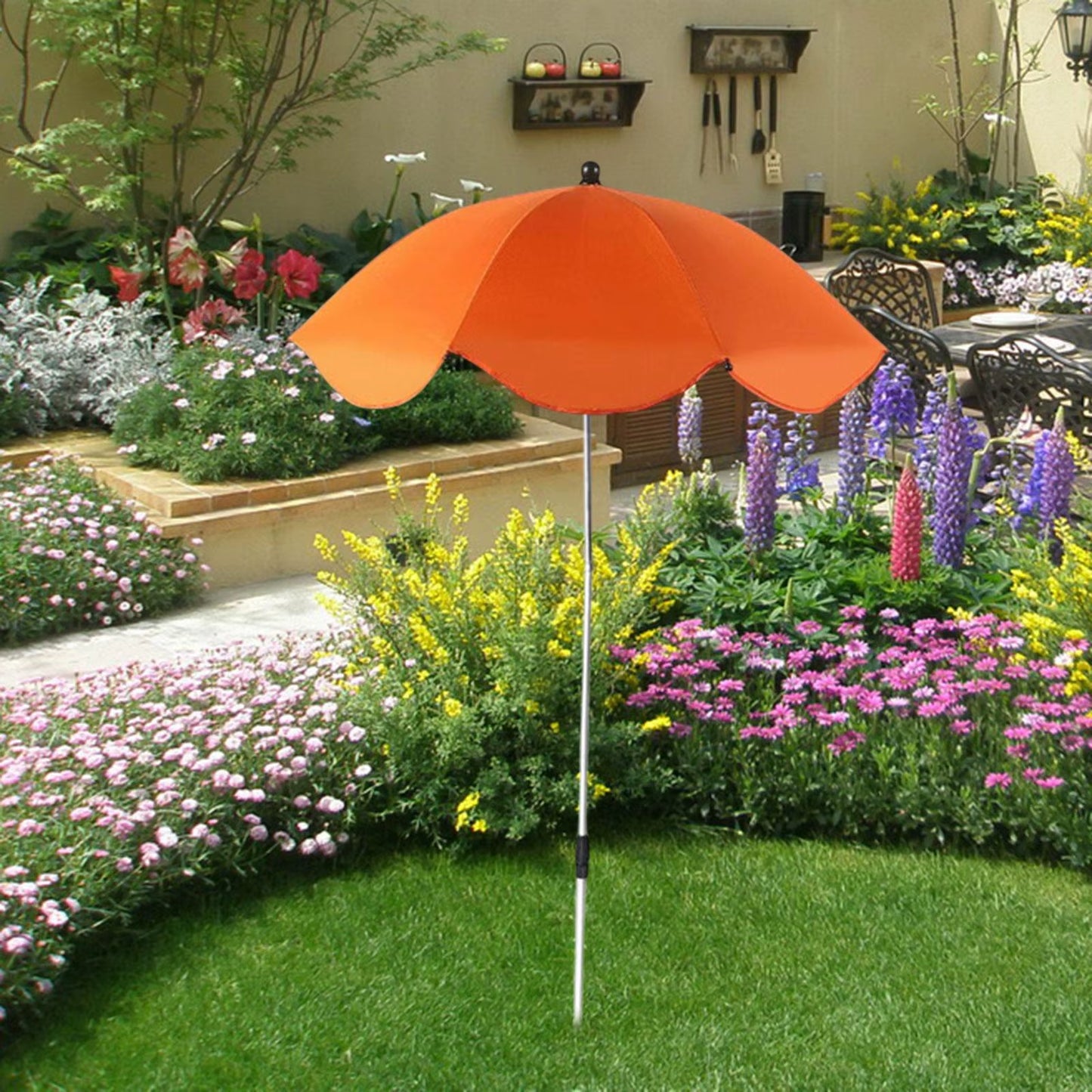 65Cm Upgraded Plant Umbrellas for Outdoor Plants, Adjustable Garden Shade Umbrella Larger Plants Shade Cover
